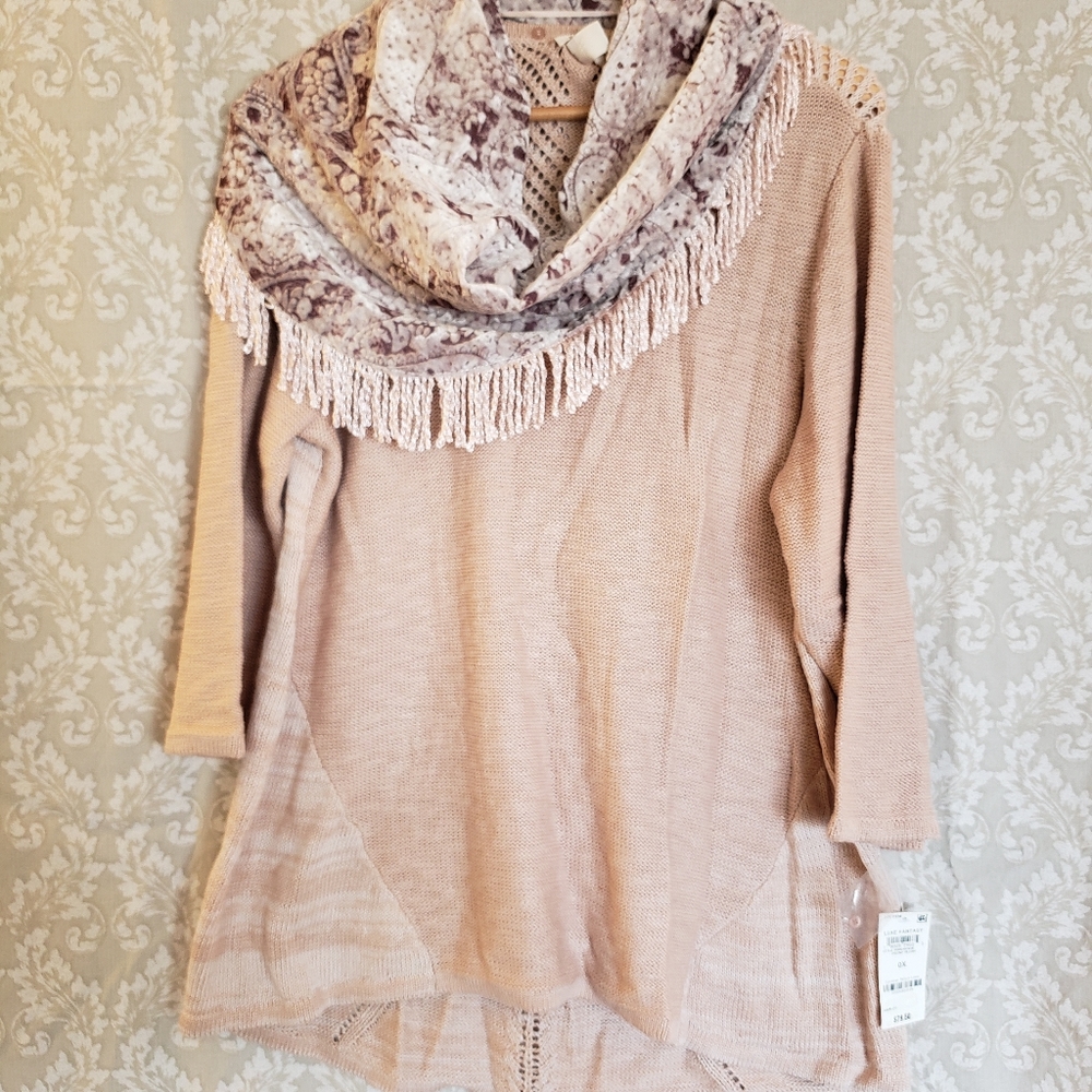NWT sweater/scarf set